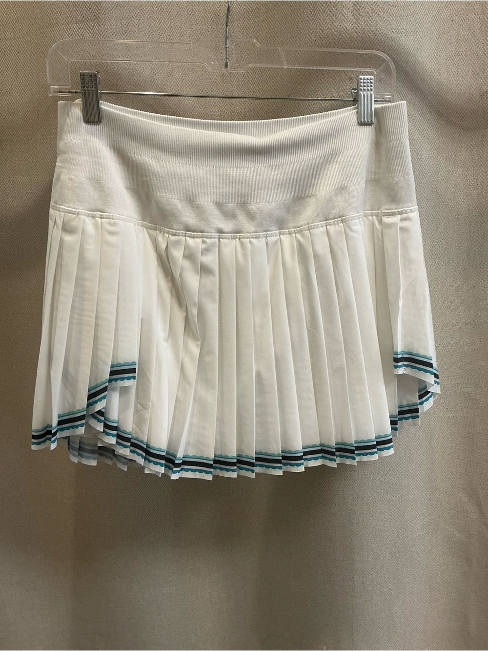 Lucky in Love Win It Pleated Skort White